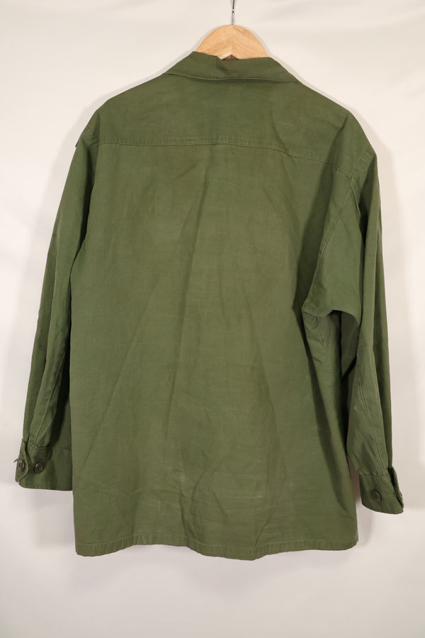 Real 1969 Ex-SF 4th Model Jungle Fatigue Jacket with patch, used.