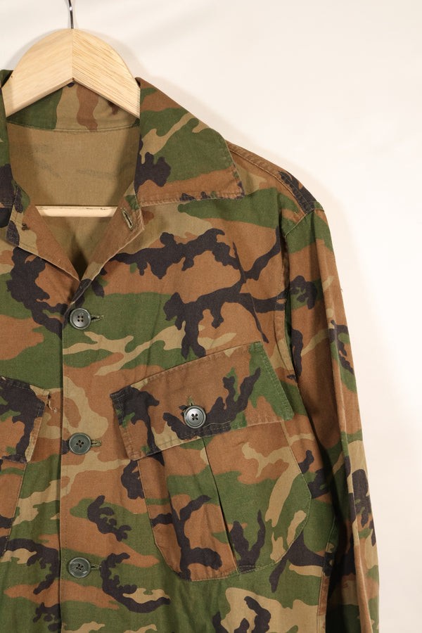 1970's Privately Procured Local Made US Military ERDL Camouflage Copy Fatigue Jacket, Used