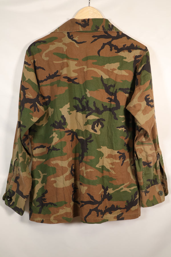 1970's Privately Procured Local Made US Military ERDL Camouflage Copy Fatigue Jacket, Used
