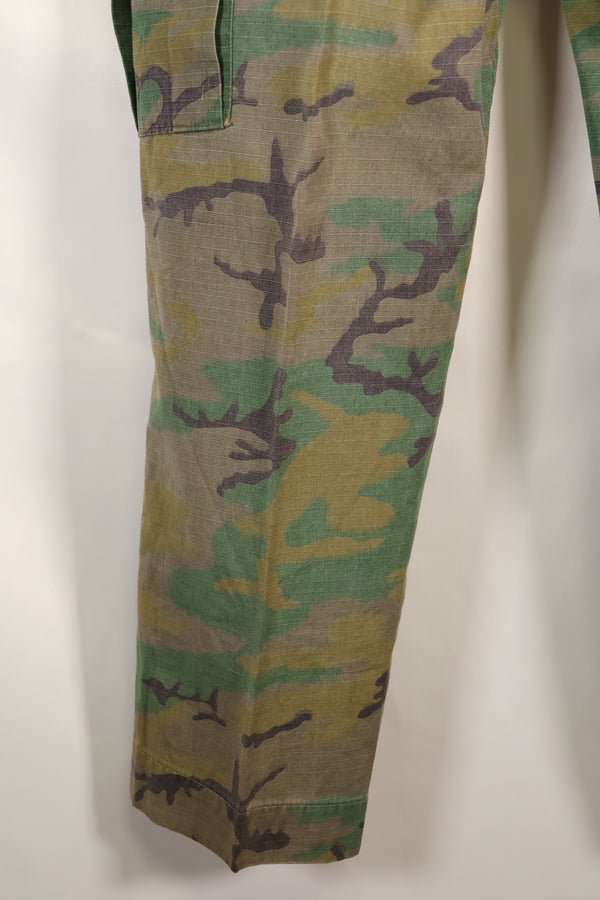 1970s Privately Procured Local Made US Army ERDL Camouflage Copy Fatigue Pants Used