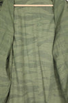 Real Late War Pattern Tiger Stripe Shirt, large size, missing buttons.