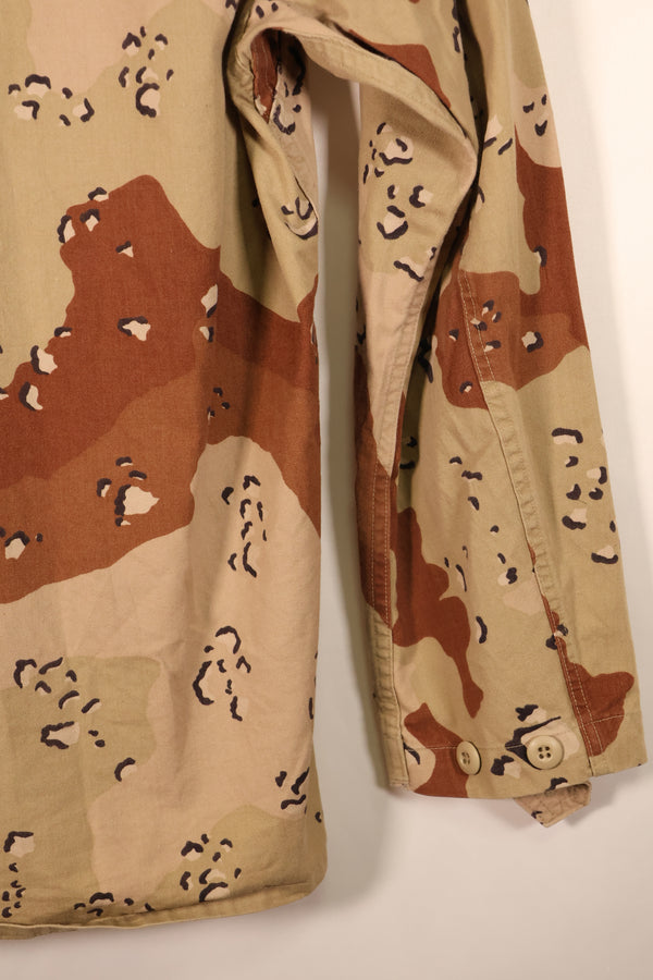 1990 Contract, S-R, U.S. Navy, US NAVY, Individual Item, 6C Desert Color, Chocolate Chip Camo Jacket, Used