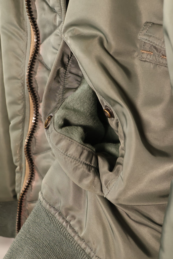 Mid-1950s Test Sample—Estimated Size L or X-LARGE—U.S. Air Force B-15D Flight Jacket—Experimental Test Sample—Good Condition