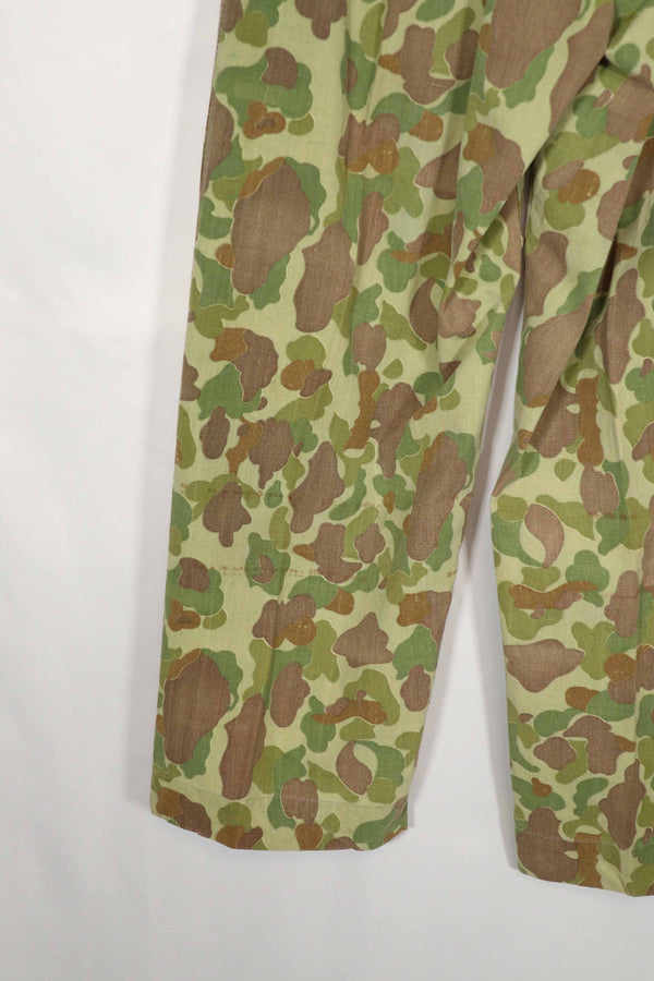 Real Fabric Frogskin Camouflage Pants Duck Hunter Used