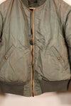1958 Contract, LARGE, U.S. Air Force, MA-1 Flight Jacket, Shows Heavy Wear, Used