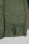 Real 2nd Model Jungle Fatigue Jacket, stains, patch marks, L-R size, used, A