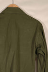 Real 1964 1st Model Jungle Fatigue Jacket, stained, faded, used.