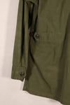 Real 1964 1st Model Jungle Fatigue Jacket, stained, faded, used.