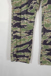 Real Late War lightweight tiger stripe pants, faded, used.