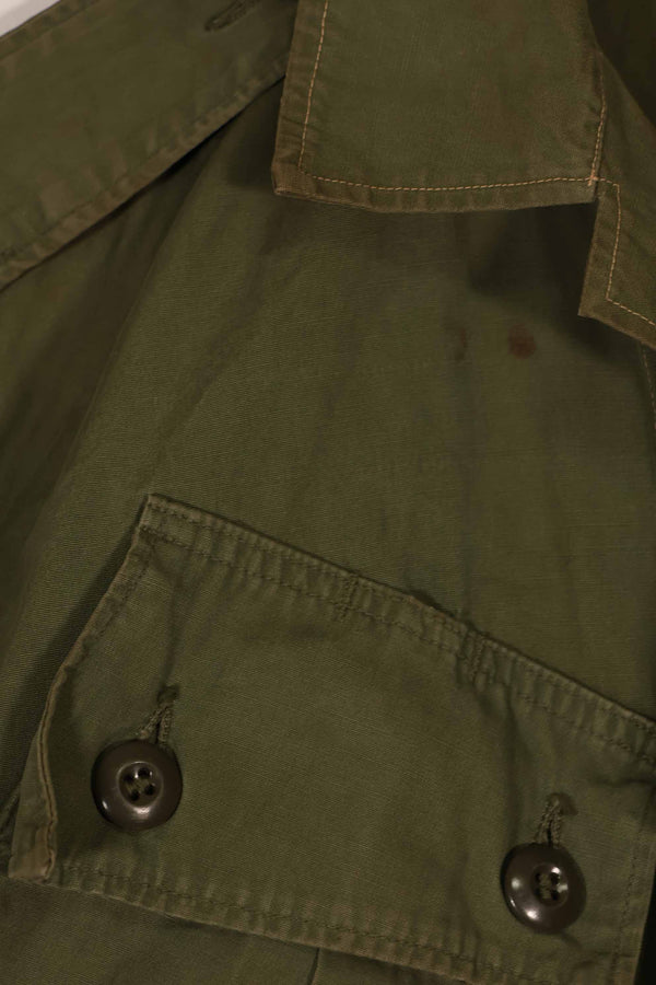 Real 1st Model Jungle Fatigue Jacket, repaired and refitted, used.