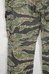 Real Late War lightweight tiger stripe pants, faded, used.