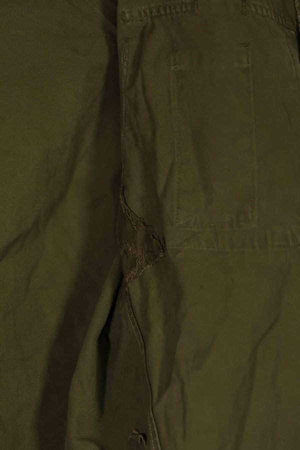 Real 1st Model Jungle Fatigue Jacket, repaired and refitted, used.