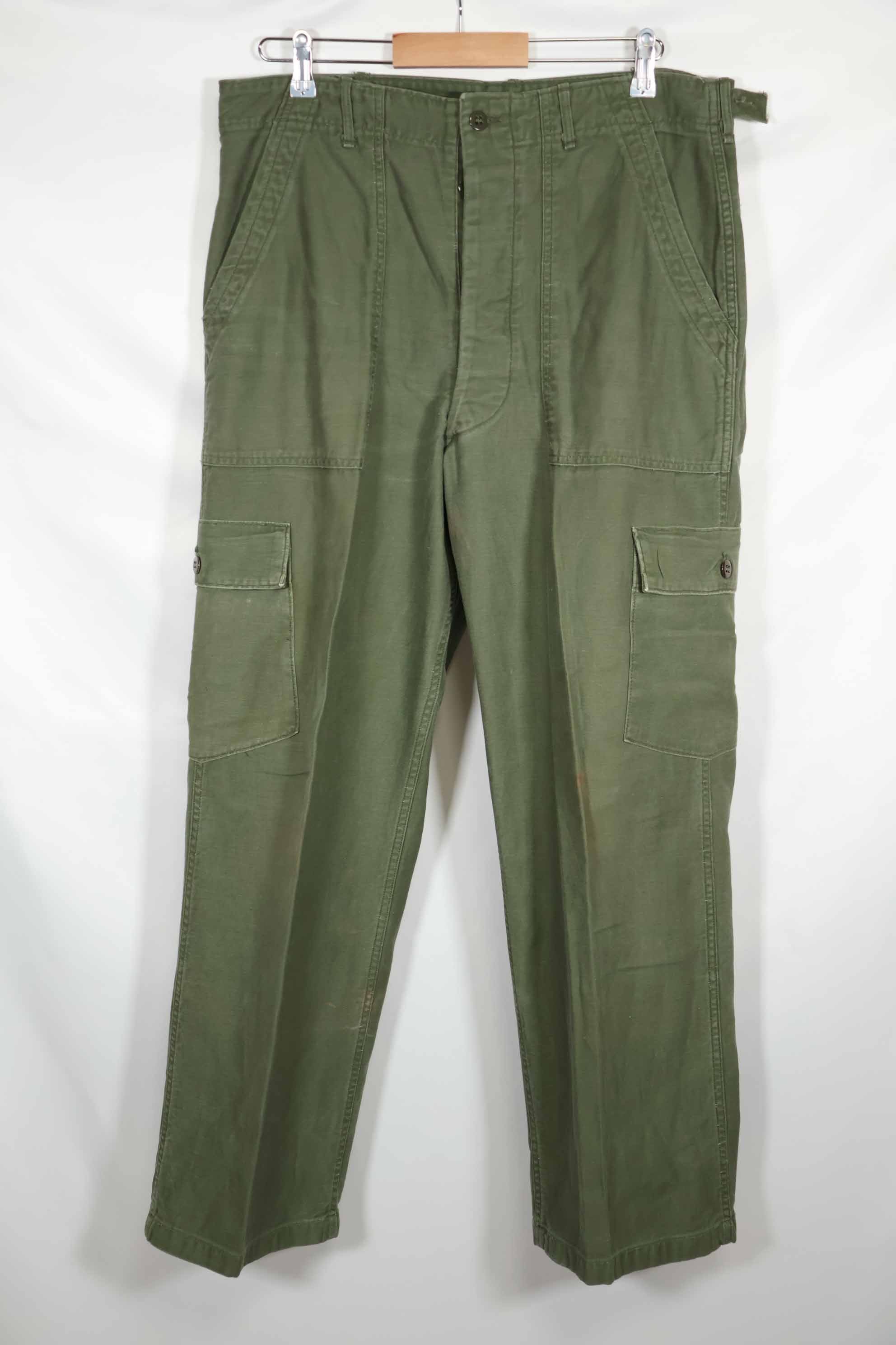 1963 OG-107 Utility Pants Baker Pants Large 82nd Airborne Division Specs Used