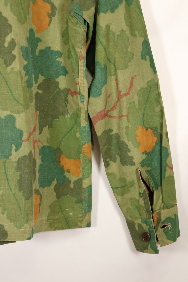 1970's Private Purchase U.S. Marine Corps Mitchell Camouflage Fatigue Jacket by Shelterhalf, used.
