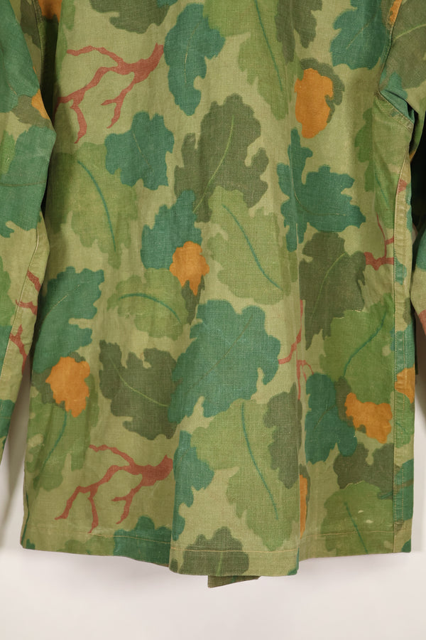 1970's Private Purchase U.S. Marine Corps Mitchell Camouflage Fatigue Jacket by Shelterhalf, used.
