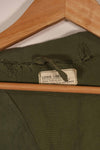 Real 1963 1st Model Jungle Fatigue Jacket, L-L, torn, repaired, used