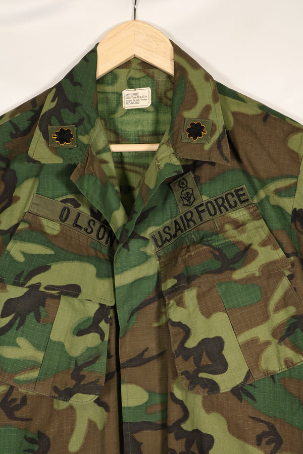 1969 Contract S-S USAF Major ERDL Ripstop Jacket with Tailor Used