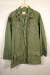 1969 Contract, M-L, 4th Model Jungle Fatigue Jacket, Patches Added Later, Used