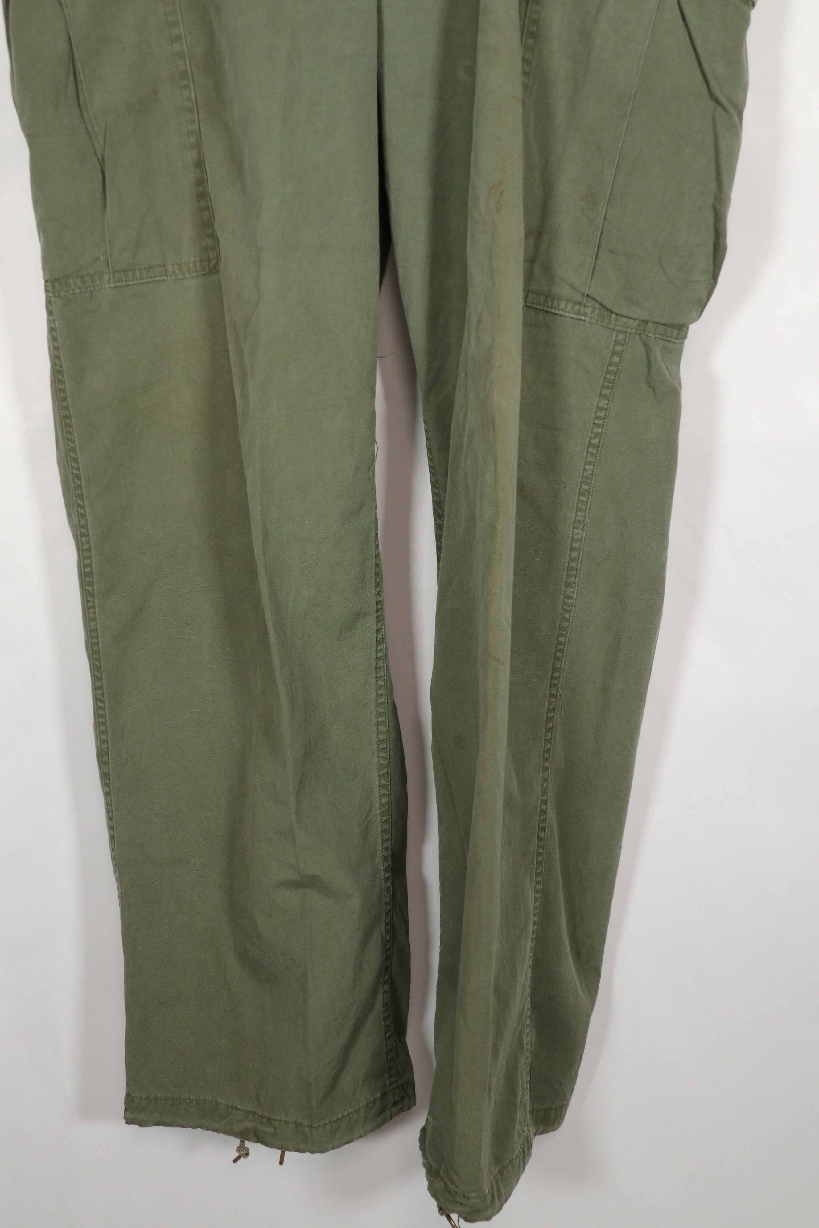 Real 1963 1st Model Jungle Fatigue Pants L-R Used