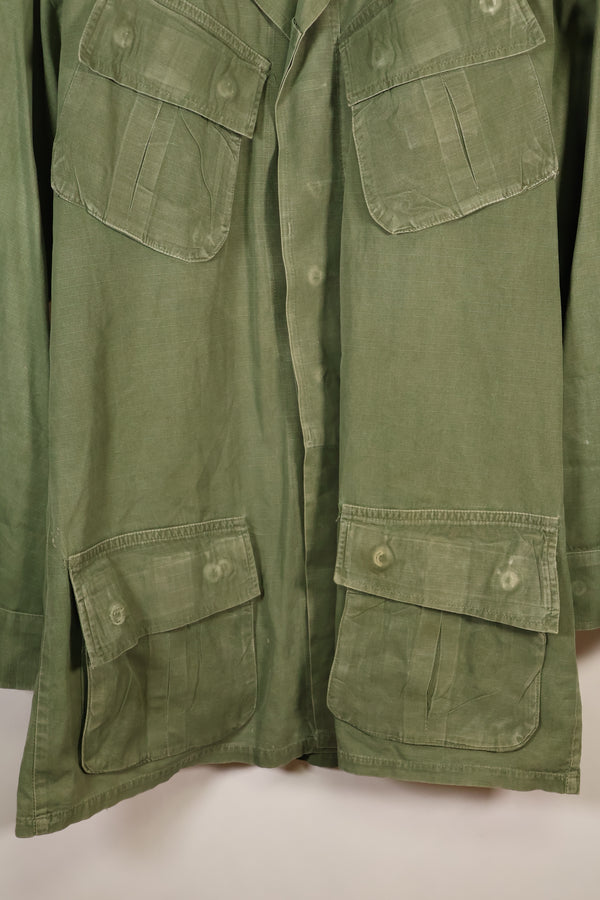 1969 Contract, M-L, 4th Model Jungle Fatigue Jacket, Patches Added Later, Used