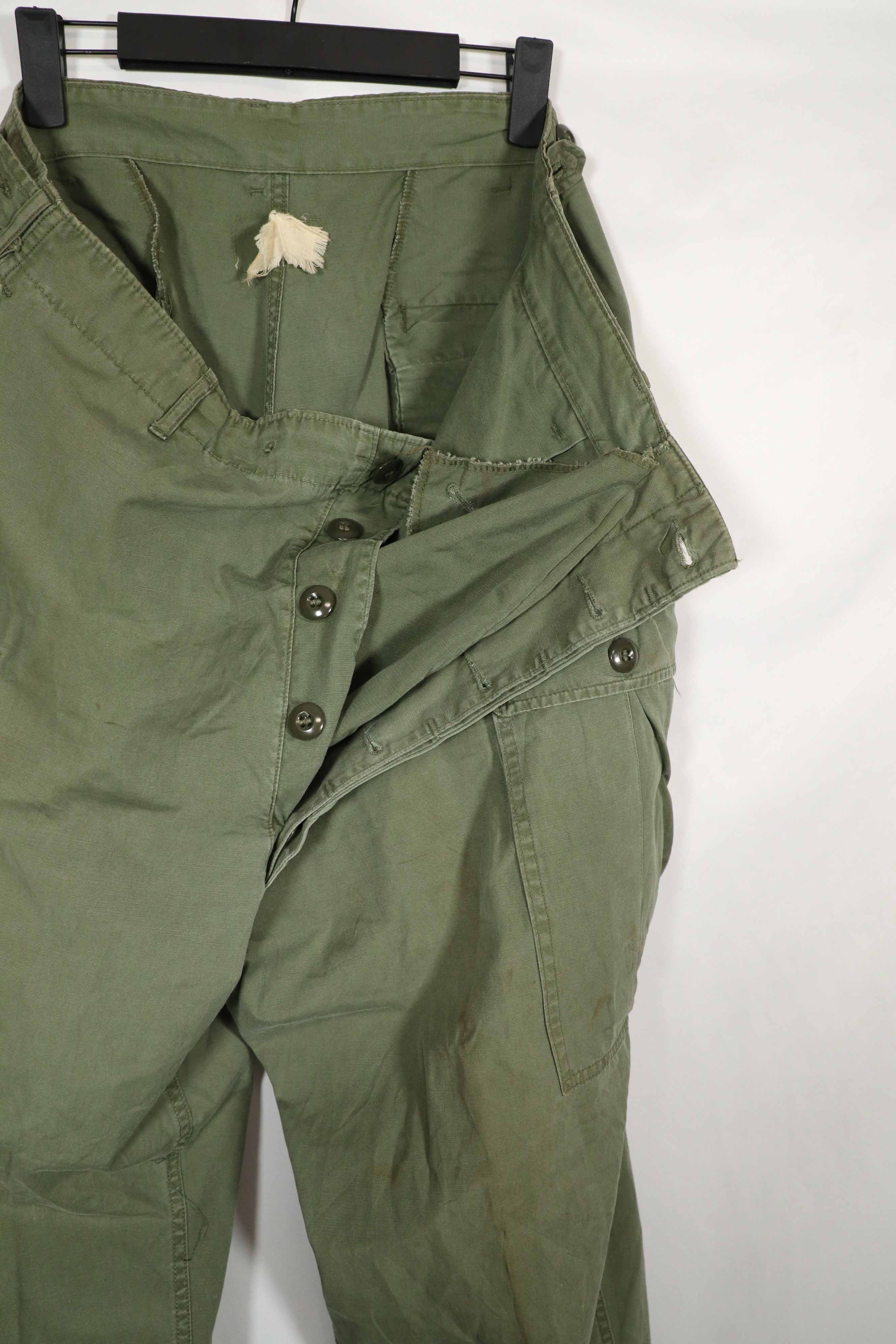 Real 1963 1st Model Jungle Fatigue Pants L-R Used