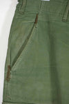 Mid-1960s 3rd Model Non-Ripstop Jungle Fatigue Pants L-L Used