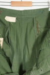 Mid-1960s 3rd Model Non-Ripstop Jungle Fatigue Pants L-L Used