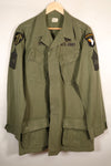 1969 Contract, M-L, 4th Model Jungle Fatigue Jacket, 101st Airborne Division Specification, Used