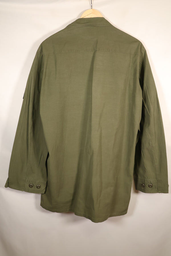 1969 Contract, M-L, 4th Model Jungle Fatigue Jacket, 101st Airborne Division Specification, Used