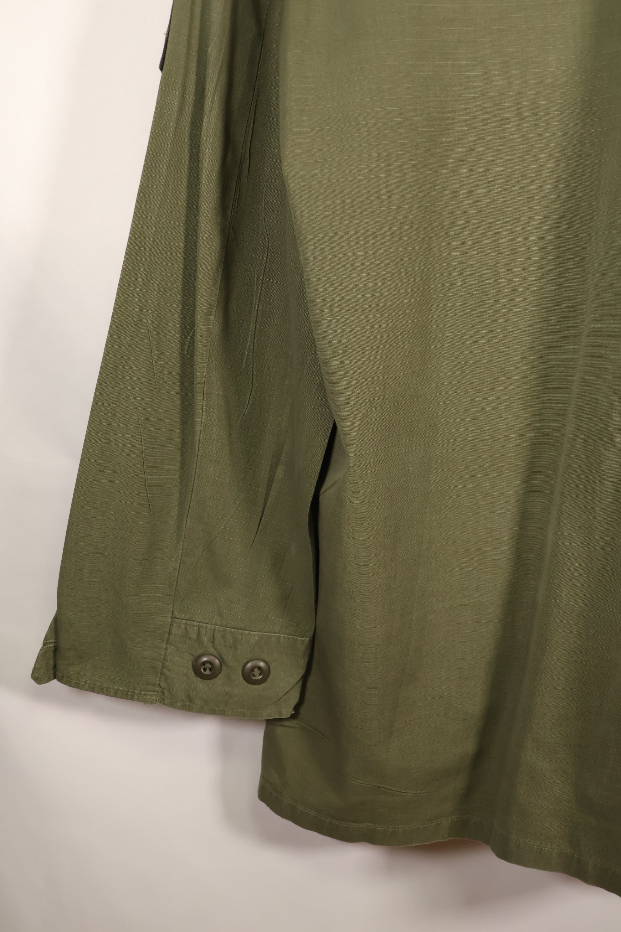 1969 Contract, M-L, 4th Model Jungle Fatigue Jacket, 101st Airborne Division Specification, Used