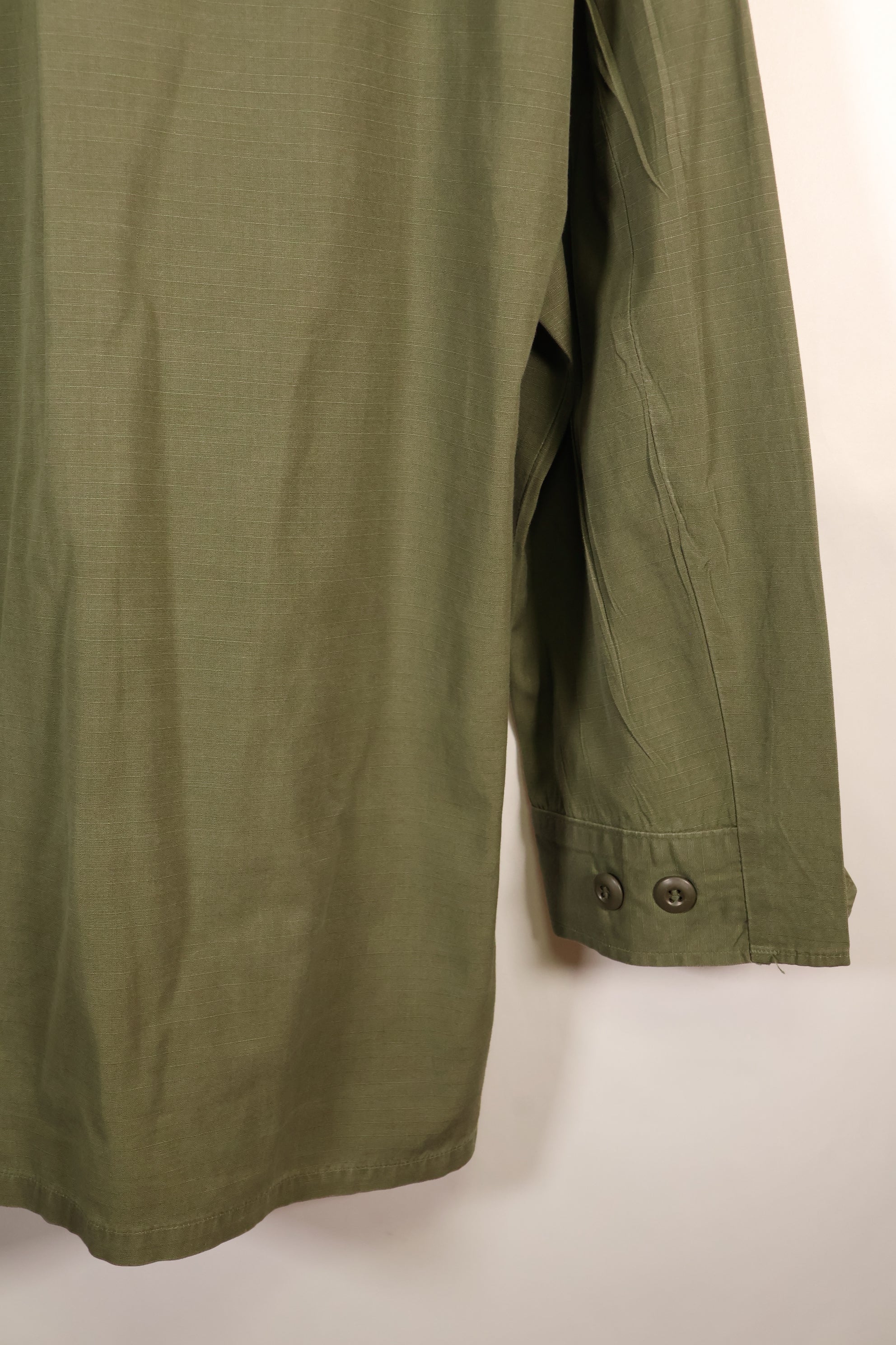 1969 Contract, M-L, 4th Model Jungle Fatigue Jacket, 101st Airborne Division Specification, Used