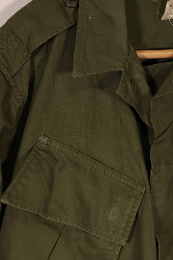 Real 2nd Model Jungle Fatigue Jacket S-R Used, faded, stained.