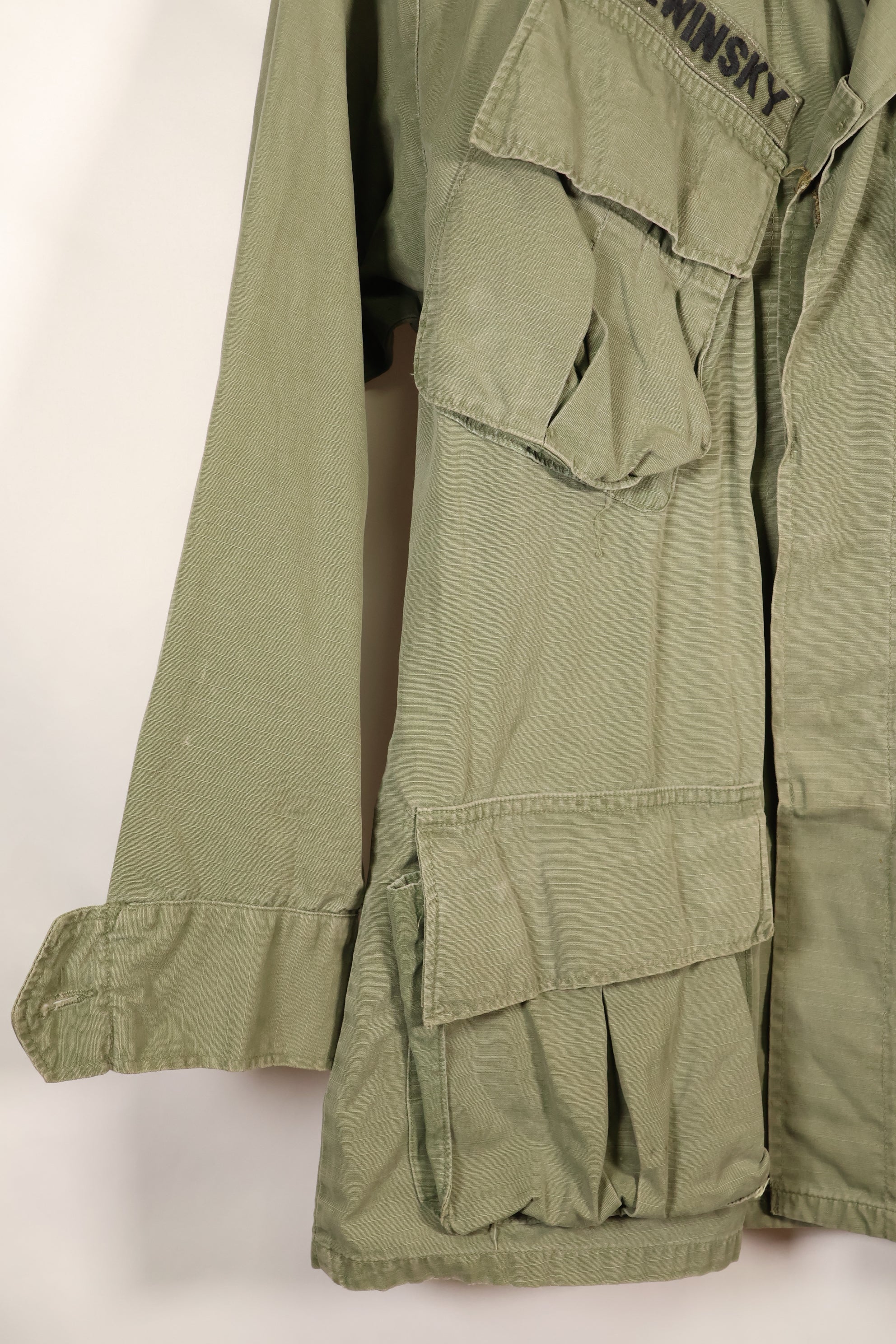 1969 Contract S-S 4th Model Jungle Fatigue Jacket with Tape—Used