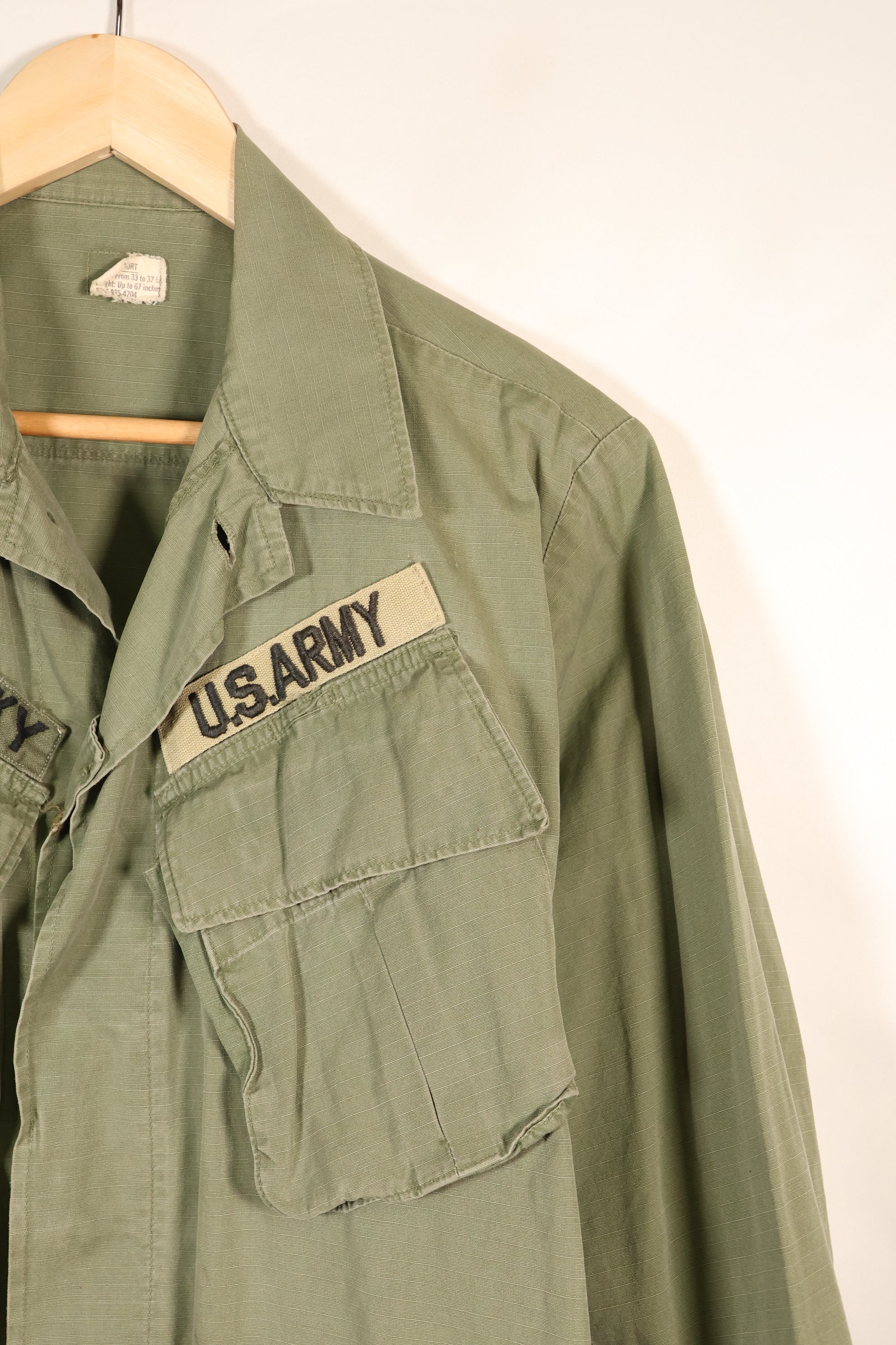 1969 Contract S-S 4th Model Jungle Fatigue Jacket with Tape—Used