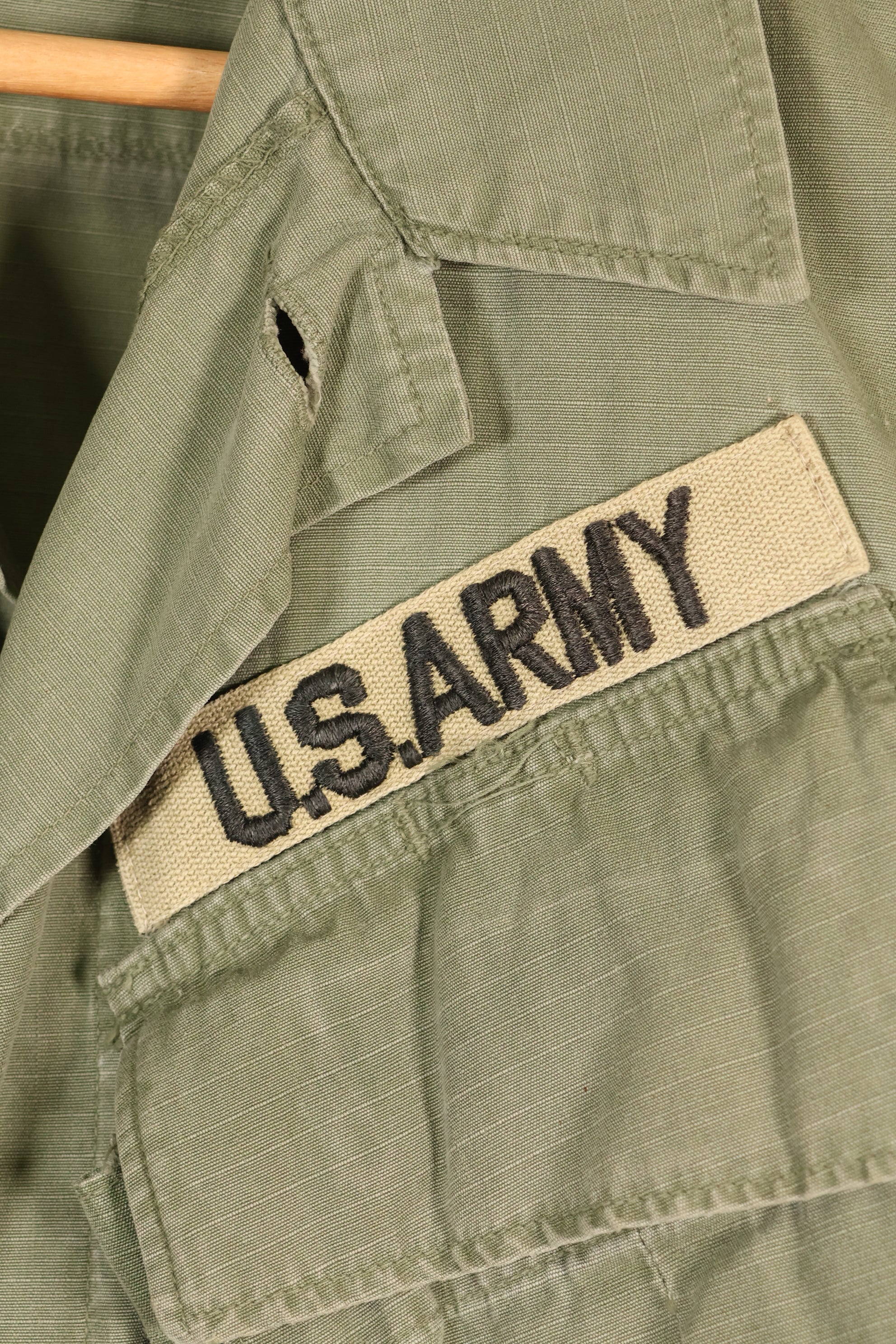 1969 Contract S-S 4th Model Jungle Fatigue Jacket with Tape—Used