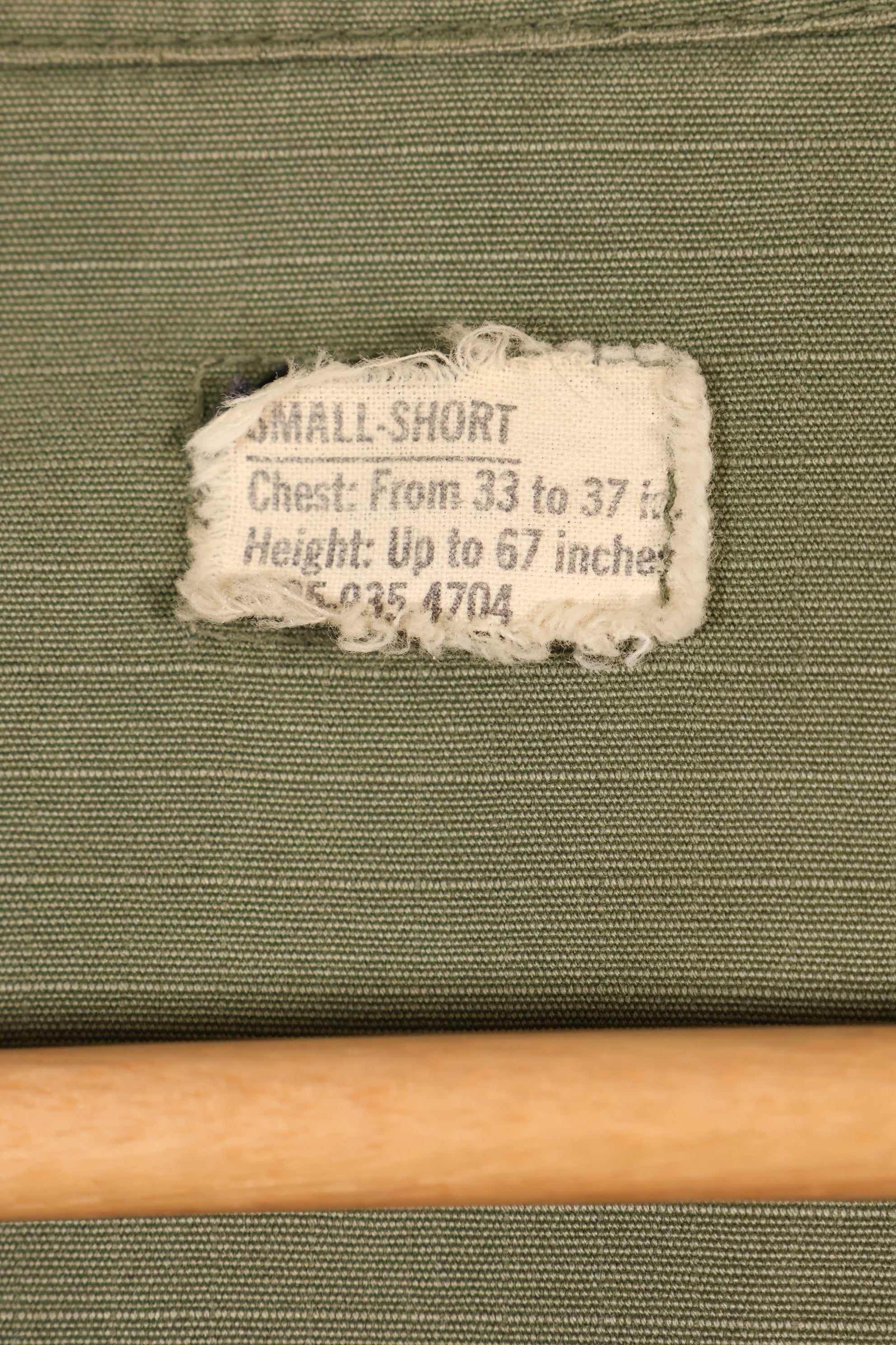 1969 Contract S-S 4th Model Jungle Fatigue Jacket with Tape—Used