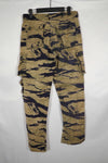 Real Gold Tiger Stripe Asian Cut Pants Size A-L Used