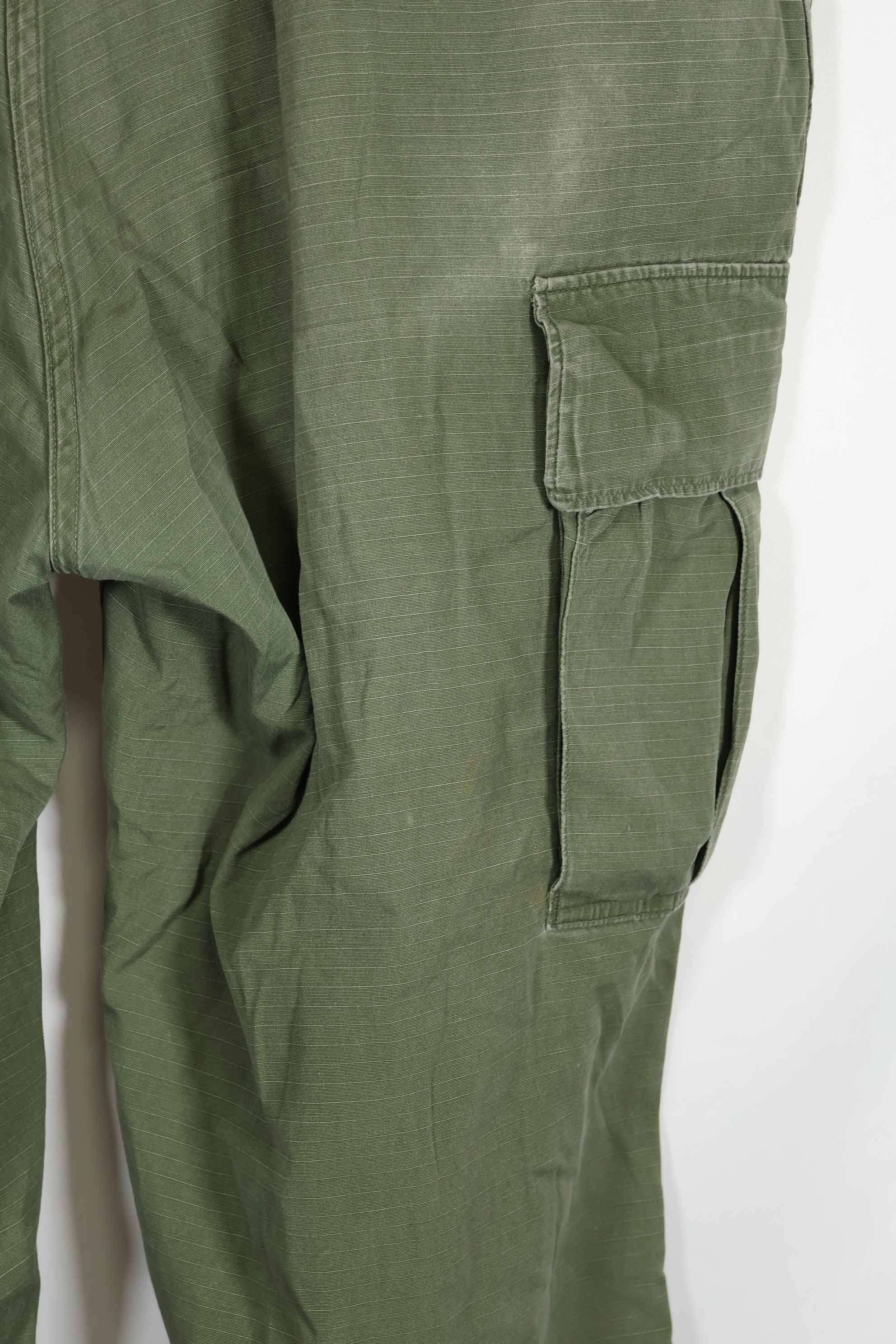 1969 4th Model Jungle Fatigue Pants X-L-R Used A