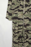 Real Okinawa Tiger Tiger Stripe Flight Suit Used YKK Zipper