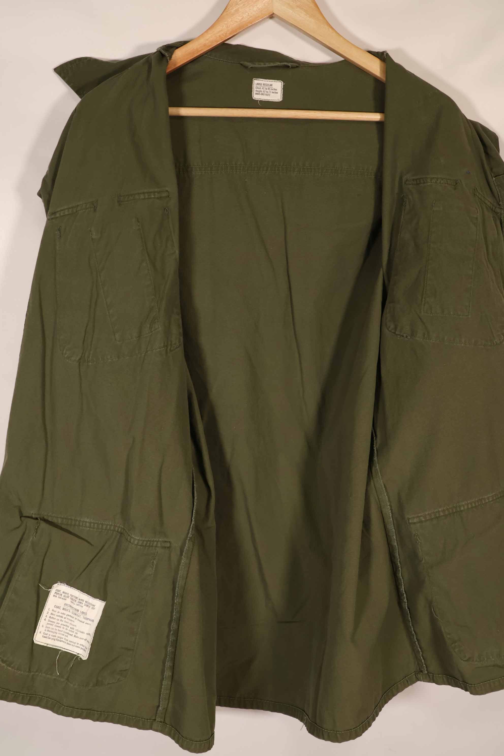 Real 1966-1967 3rd Model Jungle Fatigue Jacket L-R Used