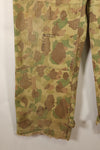 1940s W34 US Army Frogskin Camouflage HBT Pants Utility Pants Used