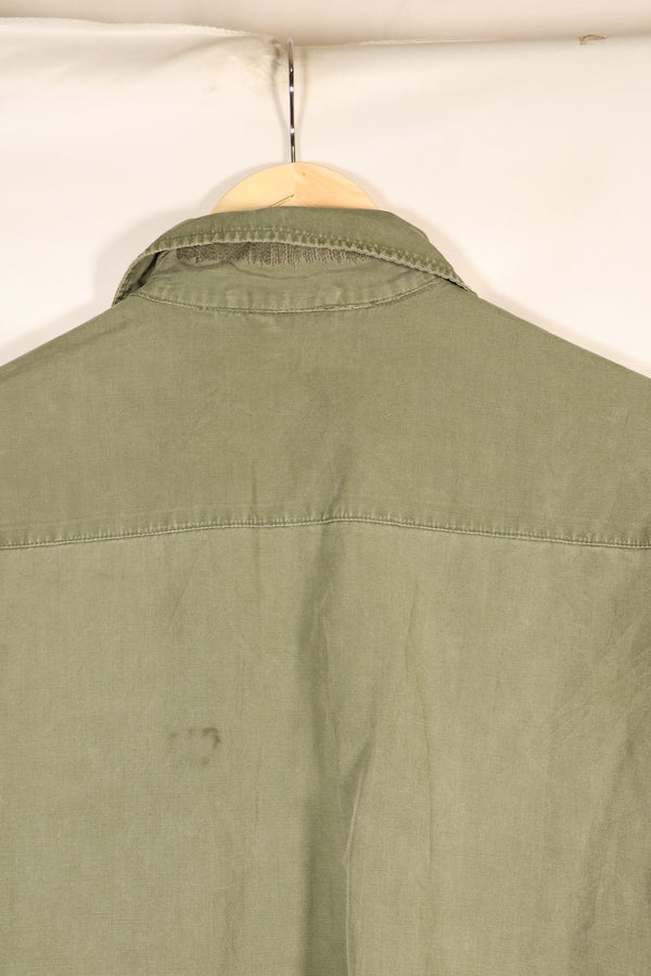 1967 Contract, M-L, Non-Ripstop, 3rd Model Jungle Fatigue Jacket, Faded, Used