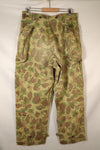 1940s W34 US Army Frogskin Camouflage HBT Pants Utility Pants Used
