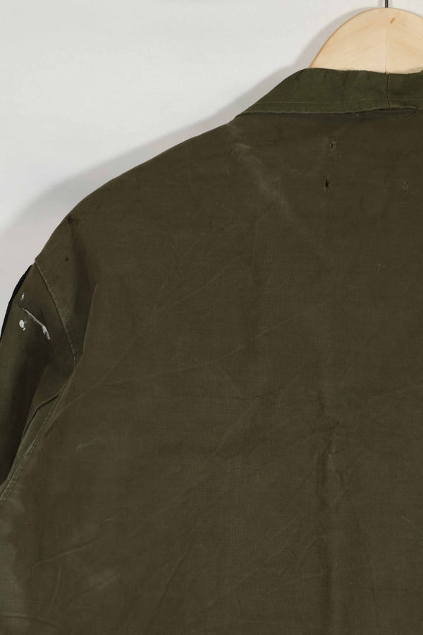 1960s locally made 2nd Infantry Division rain jacket, reversible, used.