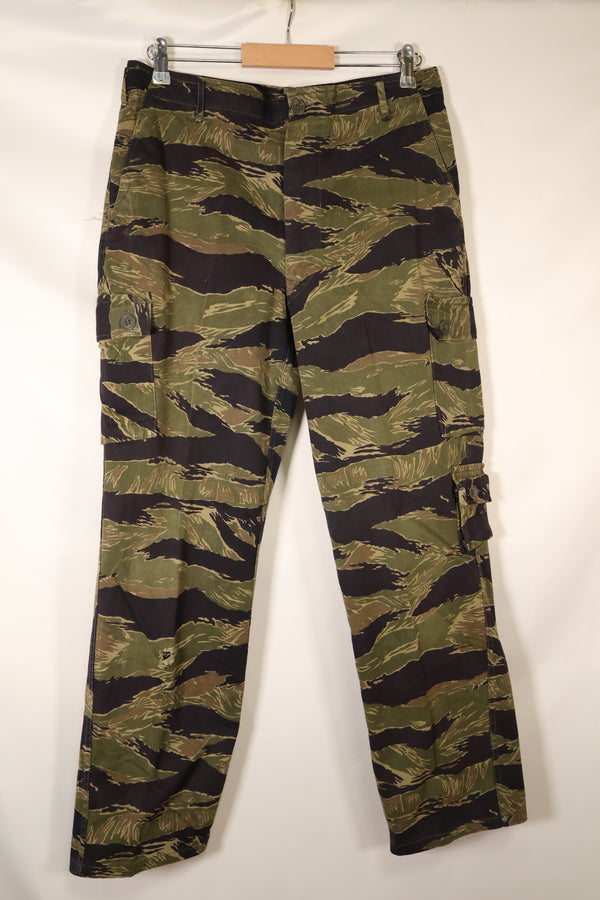 Mid-1960s, US-M, Made in Okinawa, Okinawa Tiger Pattern, Tiger-Stripe Pants, US Cut, Used