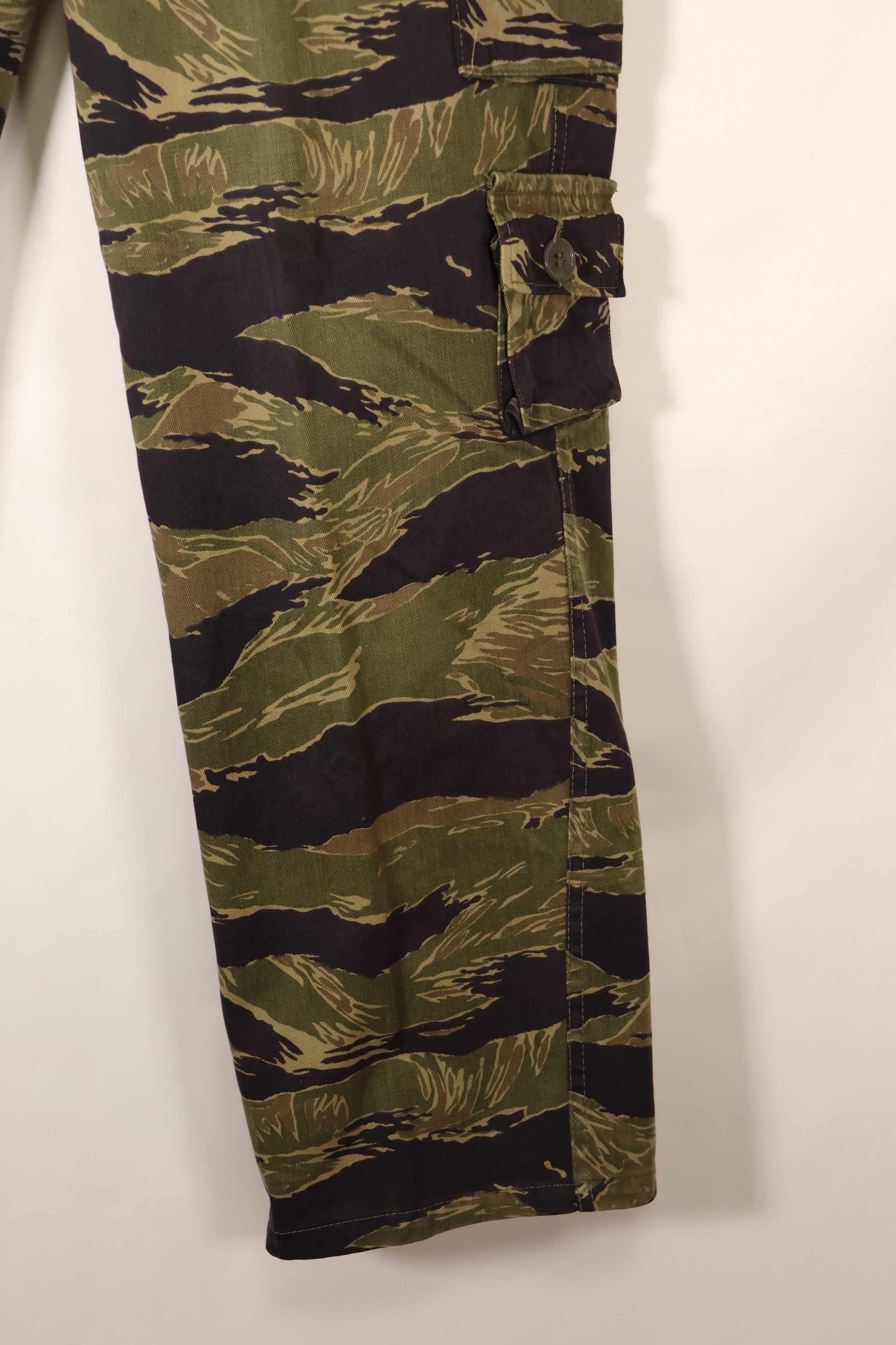 Mid-1960s, US-M, Made in Okinawa, Okinawa Tiger Pattern, Tiger-Stripe Pants, US Cut, Used