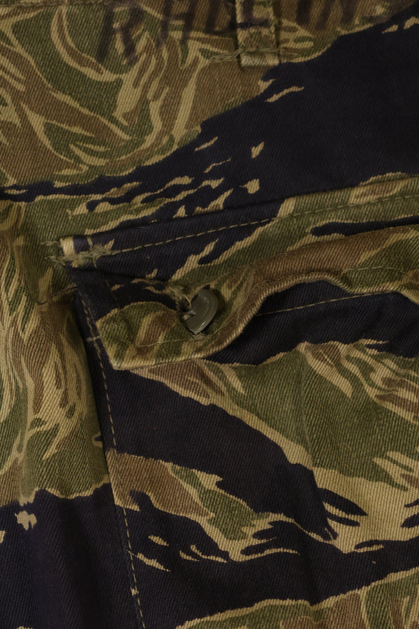 Mid-1960s, US-M, Made in Okinawa, Okinawa Tiger Pattern, Tiger-Stripe Pants, US Cut, Used
