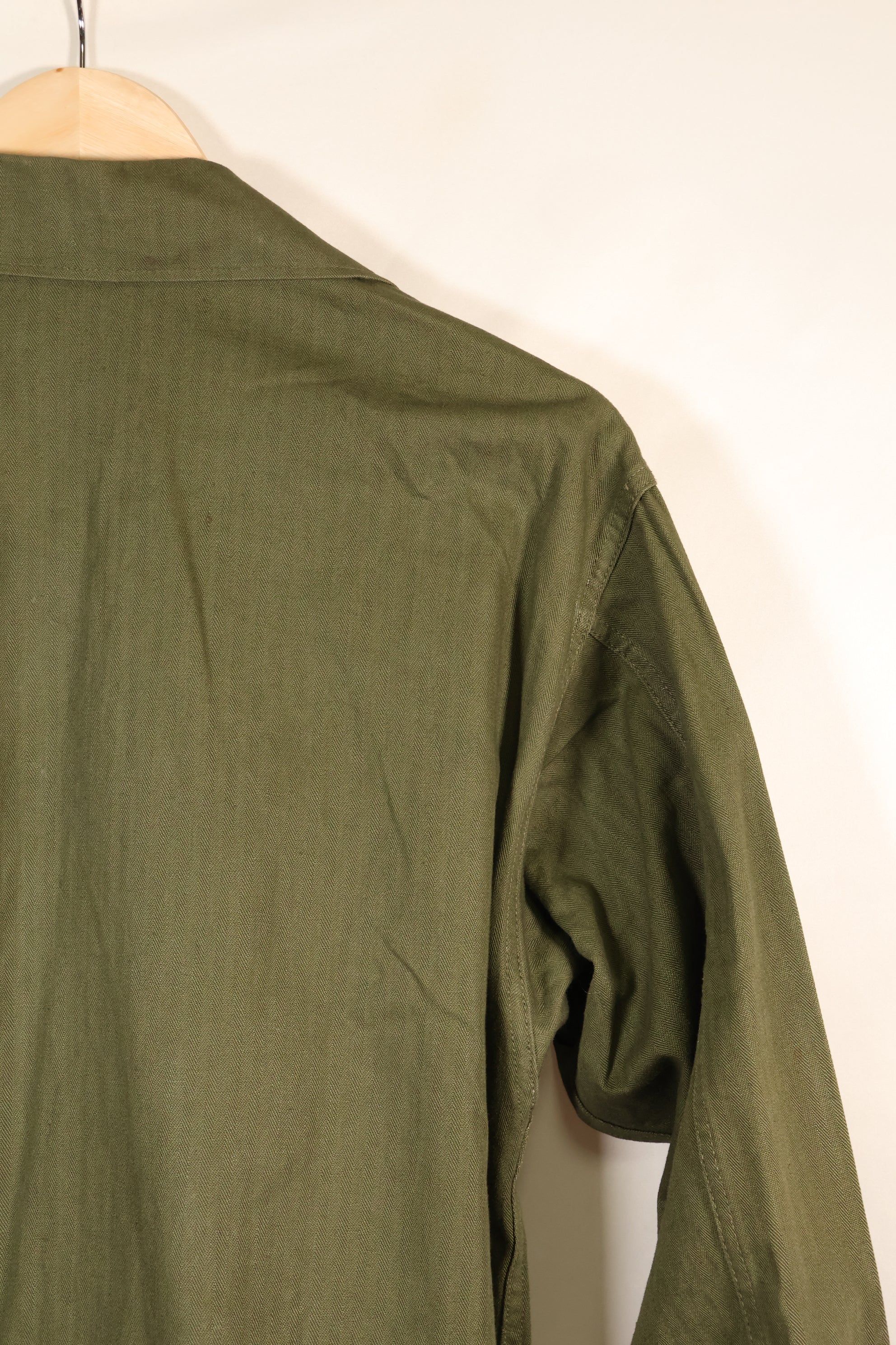 1947 Contract SMALL M-1947 HBT Utility Shirt with Patches, Used