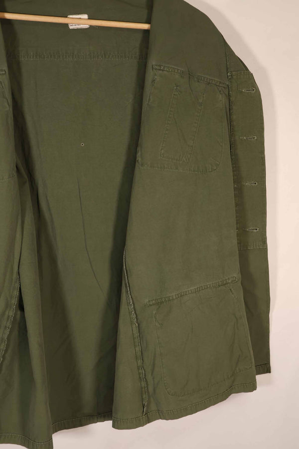 Real 1967 3rd Model Jungle Fatigue Jacket, L-R, large, used.