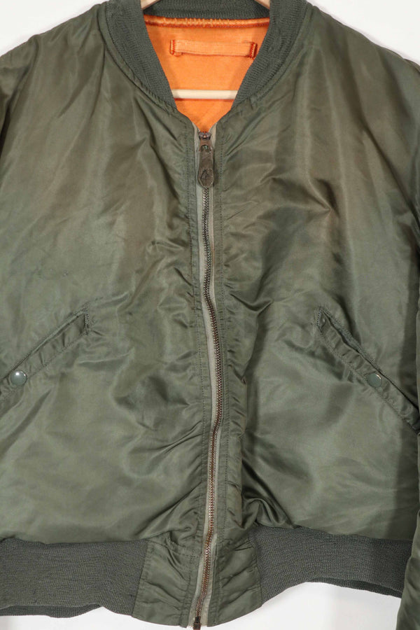 Real 1969 X-Large size L-2B flight jacket, used, good condition.